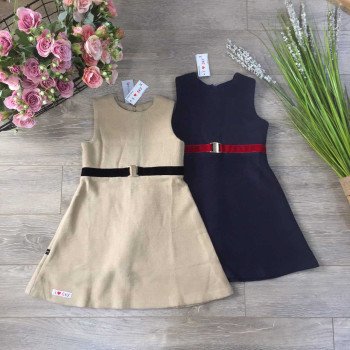 váy len nhung sát nách bé gái size 3 -6